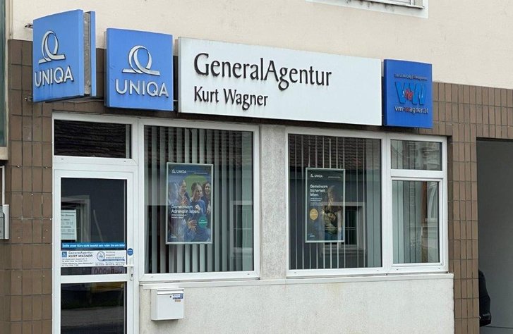 Das Gebäude der UNIQA Generalagentur ​Kurt Wagner